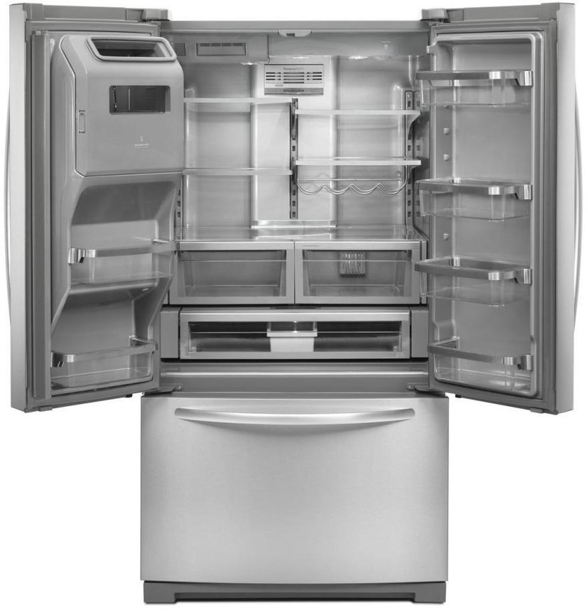 KitchenAid KFIV29PCMS 27 cu. ft. French Door Standard Depth Refrigerator...