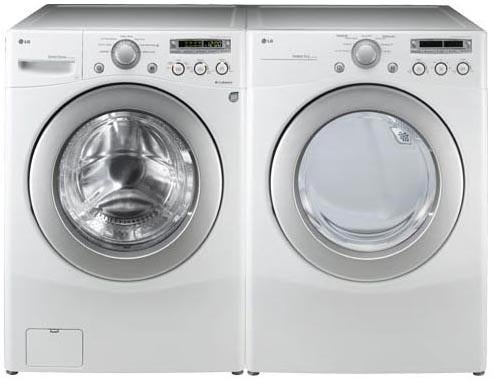 LG DLE2050W 27" Electric Dryer with 7.1 cu. ft. Capacity, 7 Dr...