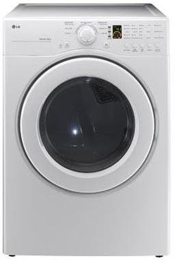 LG DLE2140W 27" Front Load Electric Dryer