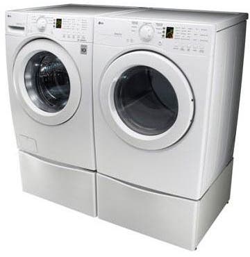 LG DLE2140W 27" Front Load Electric Dryer