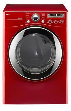 LG DLE2350R Wild Cherry Red