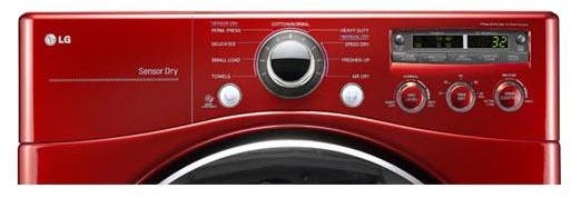 LG DLE2350R Wild Cherry Red