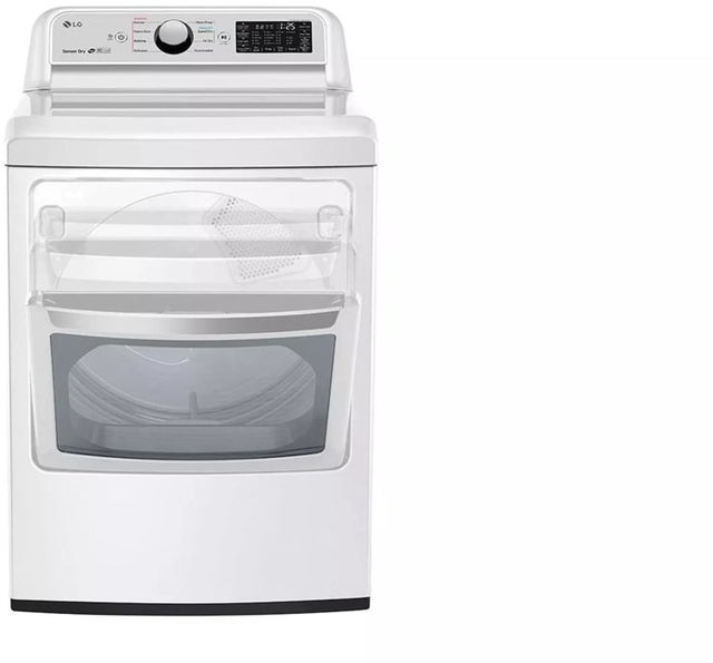 LG DLE7300WE 27 Inch Smart Electric Dryer with Sensor Dry Techn...