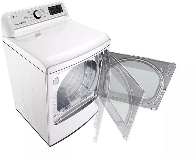 LG DLE7300WE 27 Inch Smart Electric Dryer with Sensor Dry Techn...