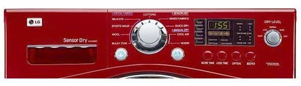 LG DLEC855R Wild Cherry Red