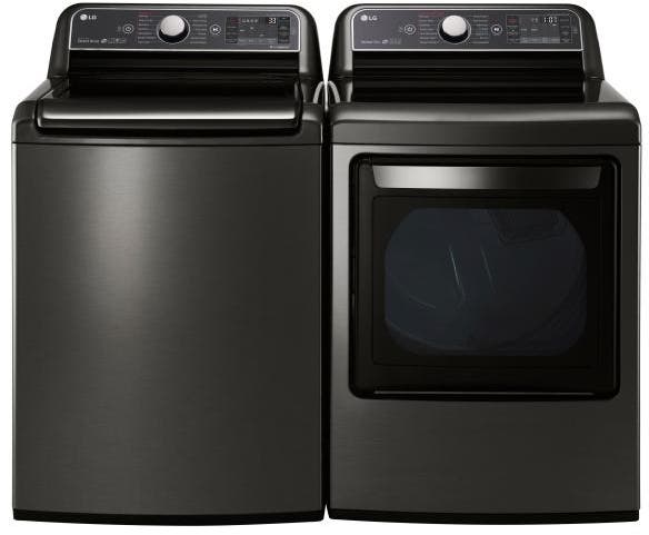 LG DLEX7600KE Black Stainless Steel