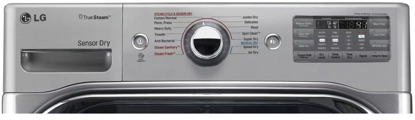 LG DLEX8100V 29 Inch Electric Dryer with TrueSteam: Graphite St...