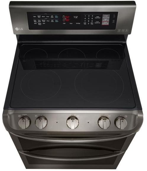 LG LDE4413BD Black Stainless Steel