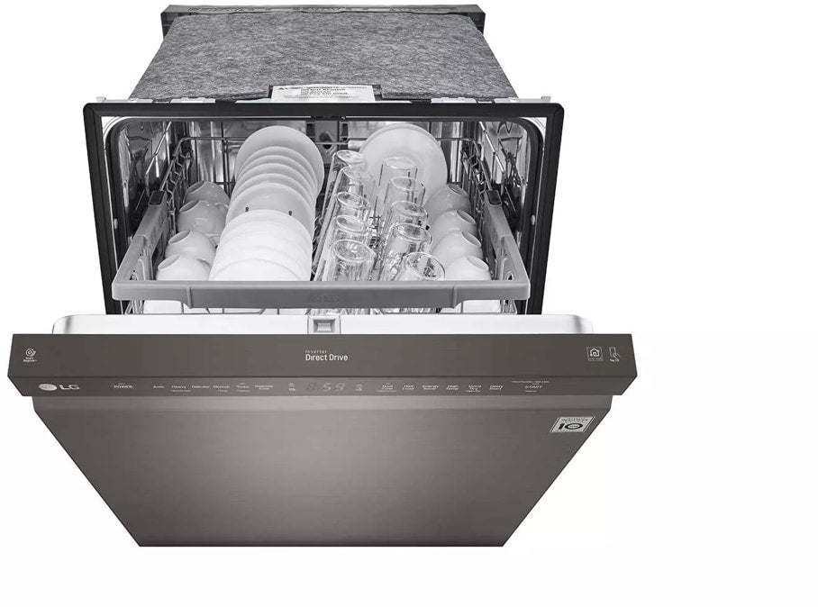 LG LDF5545BD 24 Inch Built-In Dishwasher PrintProof Black