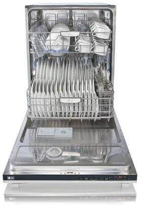 LG LDF8812ST Fully Integrated Dishwasher with 6 Wash Cycles, Si...