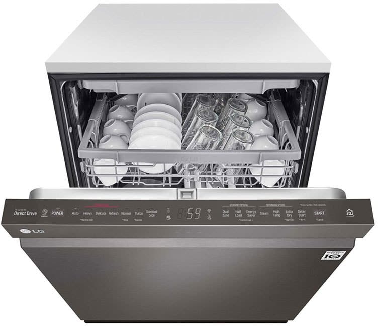 LG LDP6809BD Black Stainless Steel