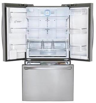 LG LFX25991ST 24.6 cu. ft. Counter-Depth French Door Refrigerato...