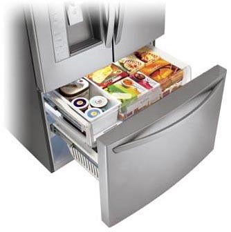 LG LFX25991ST 24.6 cu. ft. Counter-Depth French Door Refrigerato...