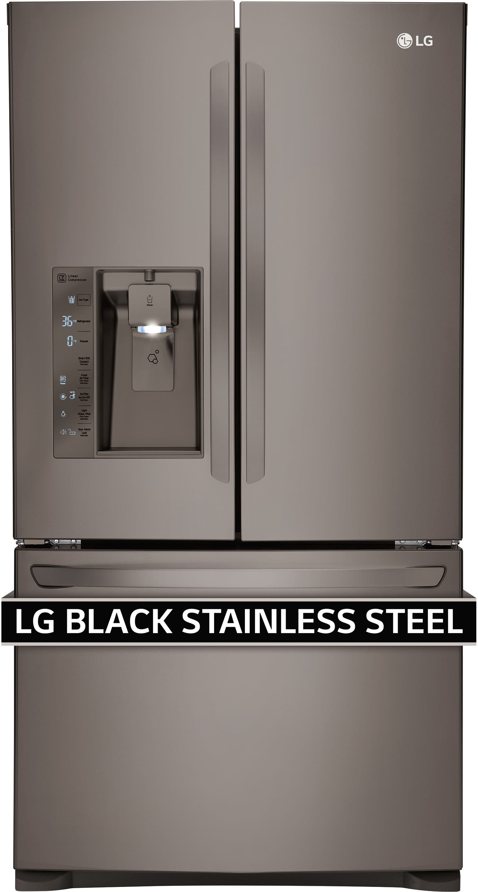 LG LFXC24726D PrintProof Black Stainless Steel