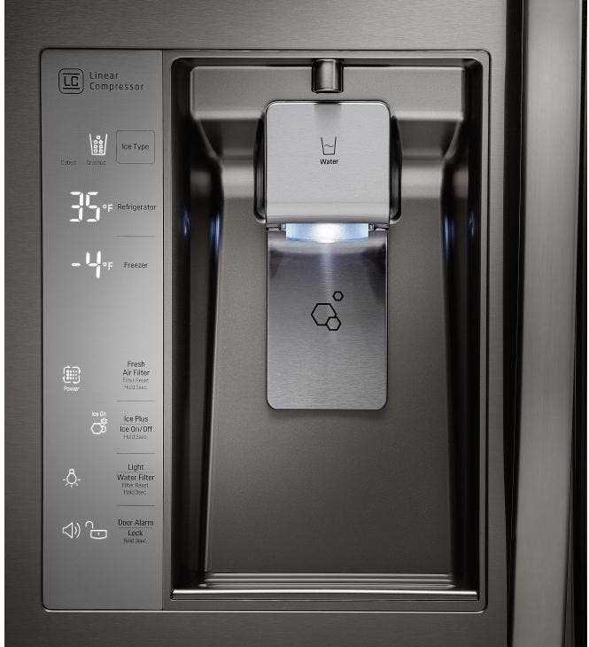 LG LFXC24726D PrintProof Black Stainless Steel