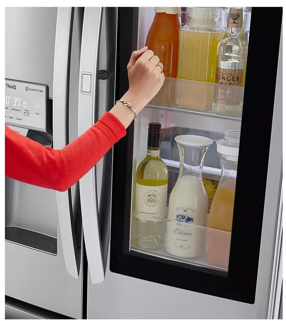 LG LFXS26596S 36 Inch, 26 Cu. Ft. French Door Refrigerator with ...