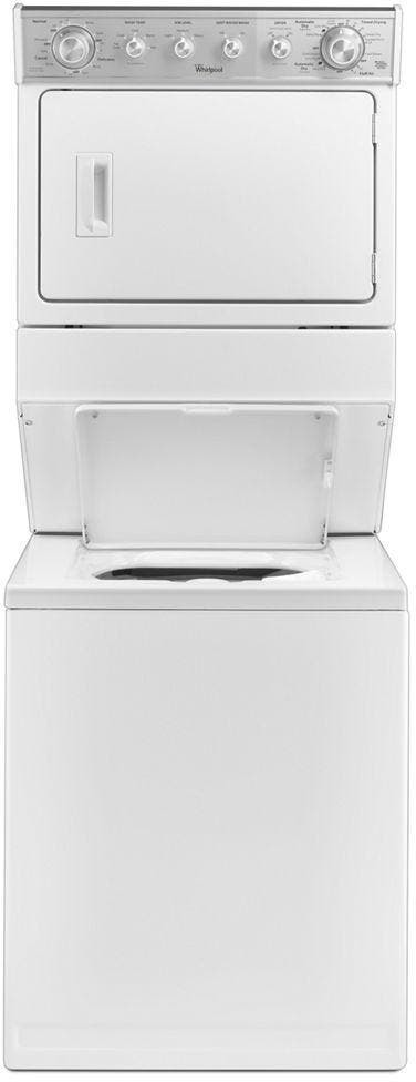 Whirlpool WET4027EW 27" Electric Laundry Center