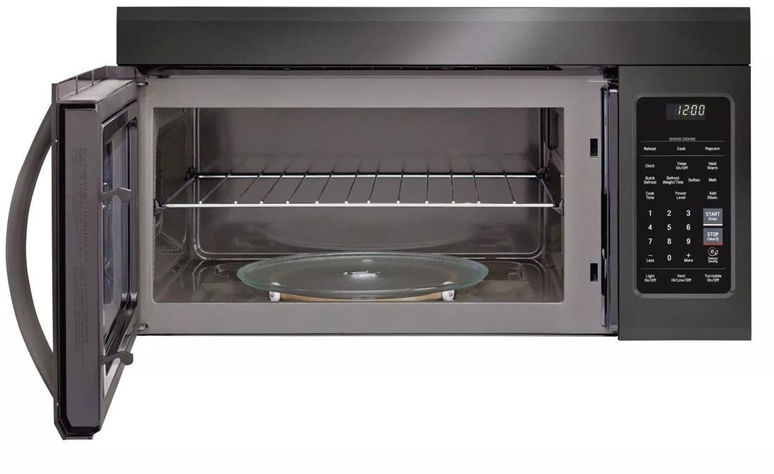 LG LMV1831BD Black Stainless Steel