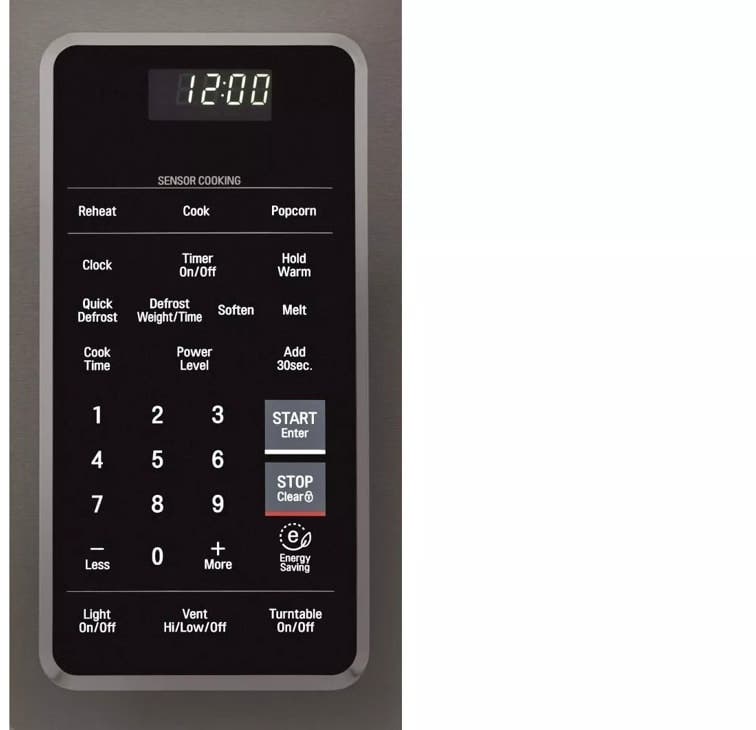 LG LMV1831BD Black Stainless Steel