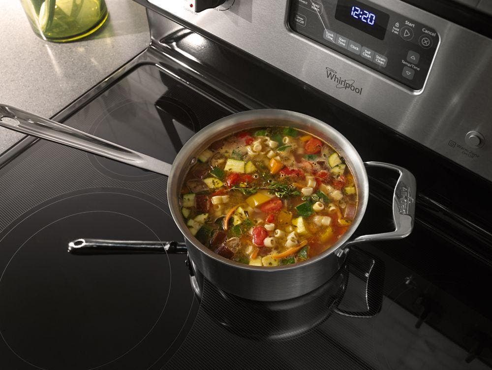 Whirlpool WFE530C0ES Black On Stainless