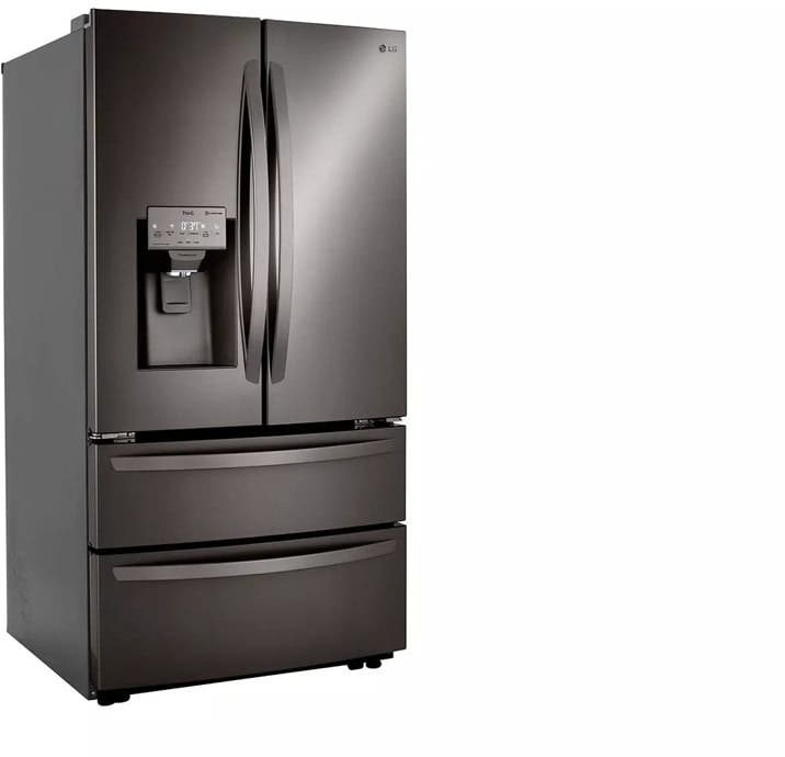LG LMXC22626D Black Stainless Steel, Print Proof