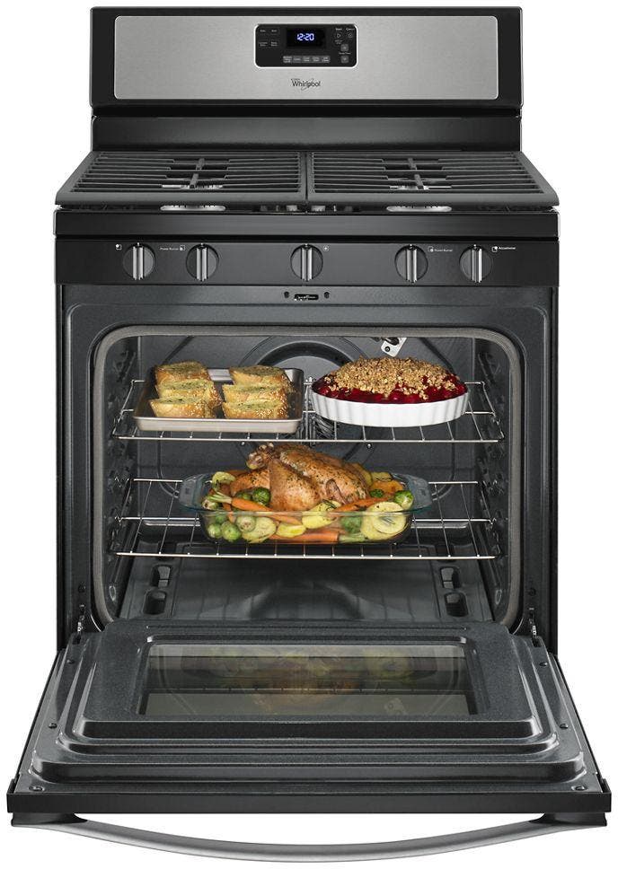 Whirlpool WFG530S0ES Black On Stainless