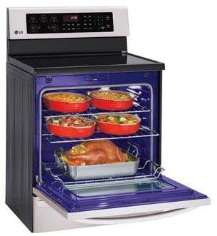 LG LRE3085ST 30" Freestanding Electric Range