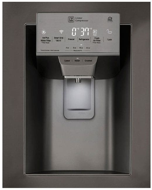 LG LRFDS3006D Black Stainless Steel