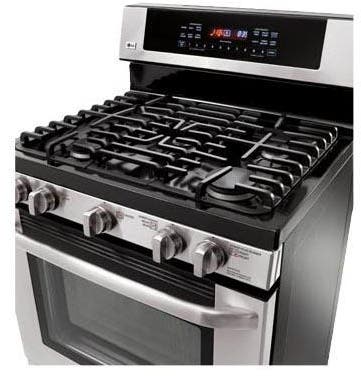 LG LRG30855ST 30" Freestanding Gas Range