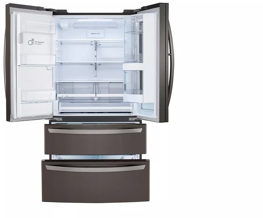 LG LRMVS2806D Black Stainless Steel, Print Proof