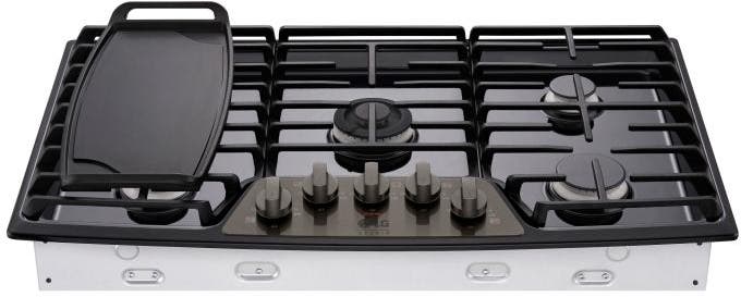 LG LSCG367BD Black Stainless Steel