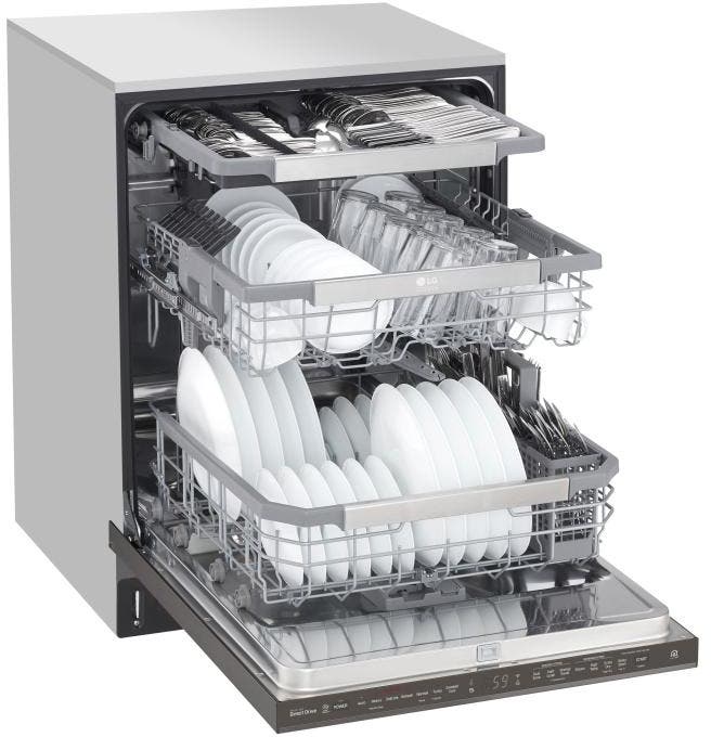 LG LSDT9908BD Black Stainless Steel
