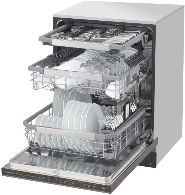 LG LSDT9908BD Black Stainless Steel