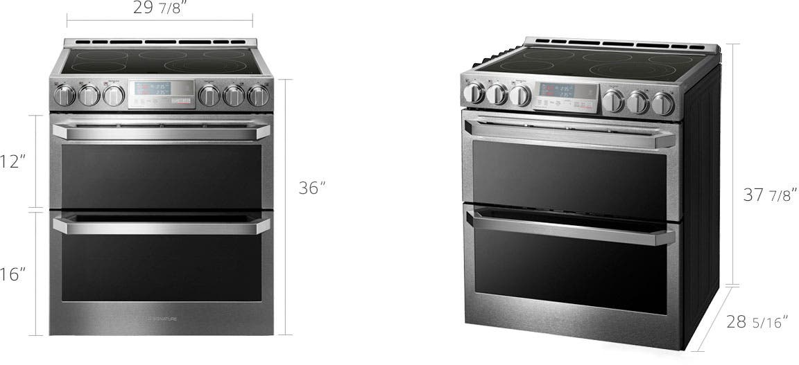 LG LUTE4619SN Textured Steel