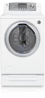 LG WM0642HW 27" Front Load Washer with 4.0 cu. ft. Capacity, 7...