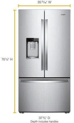 Whirlpool WRF972SIHZ Fingerprint Resistant Stainless Steel