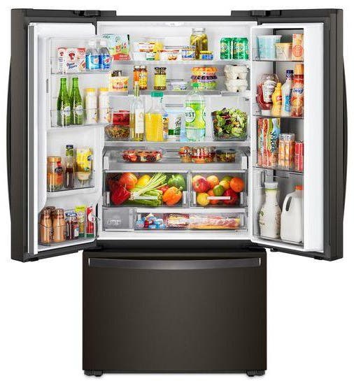Whirlpool WRF974CIHV Black Stainless Steel