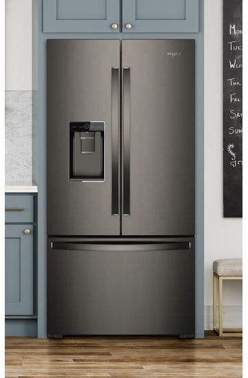 Whirlpool WRF974CIHV Black Stainless Steel