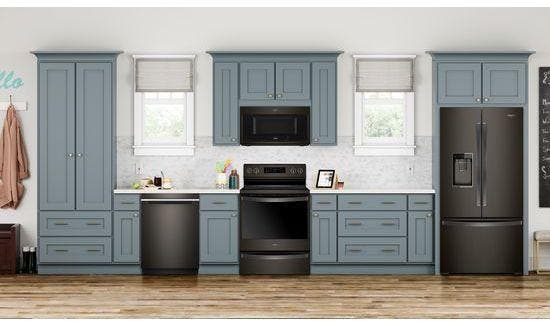 Whirlpool WRF974CIHV Black Stainless Steel