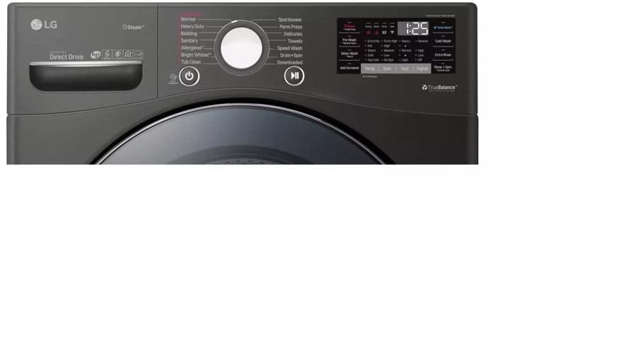 LG WM3900HBA Black Steel
