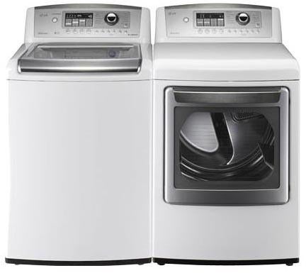 LG WT5001CW 27" Top Load Washer with 4.5 cu. ft. Ultra Capacit...