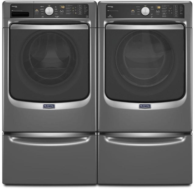 Maytag MED7100DC 27" Front-Load Electric Dryer with 7.4 cu. ft. Cap...