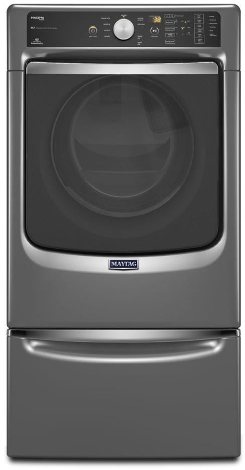 Maytag MED7100DC 27" Front-Load Electric Dryer with 7.4 cu. ft. Cap...