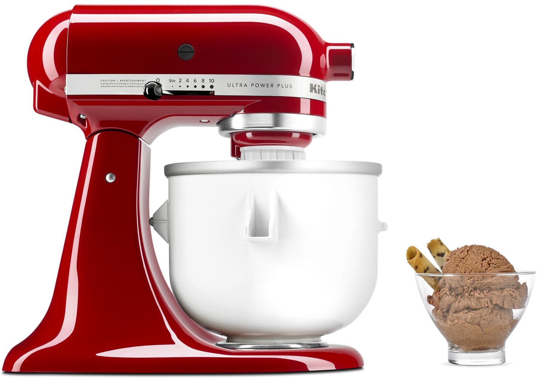 KitchenAid KICA0WH Ice Cream Maker Attachment