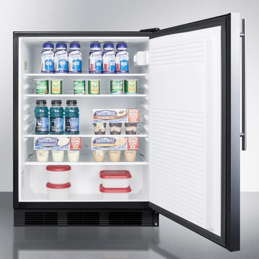 Summit AL752BBISSHV Stainless Door with Vertical Thin Handle