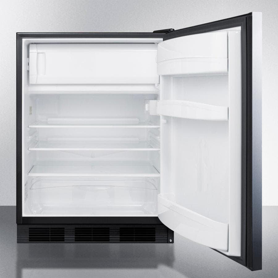 Summit ALB653BSSHH ADA compliant built-in refrigerator-freezer