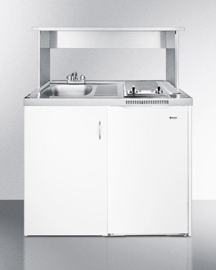 Summit C39AUTOGLASS 39 inch All-In-One Combination Kitchen