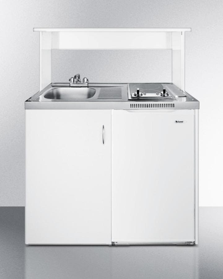 Summit C39AUTOGLASS 39 inch All-In-One Combination Kitchen