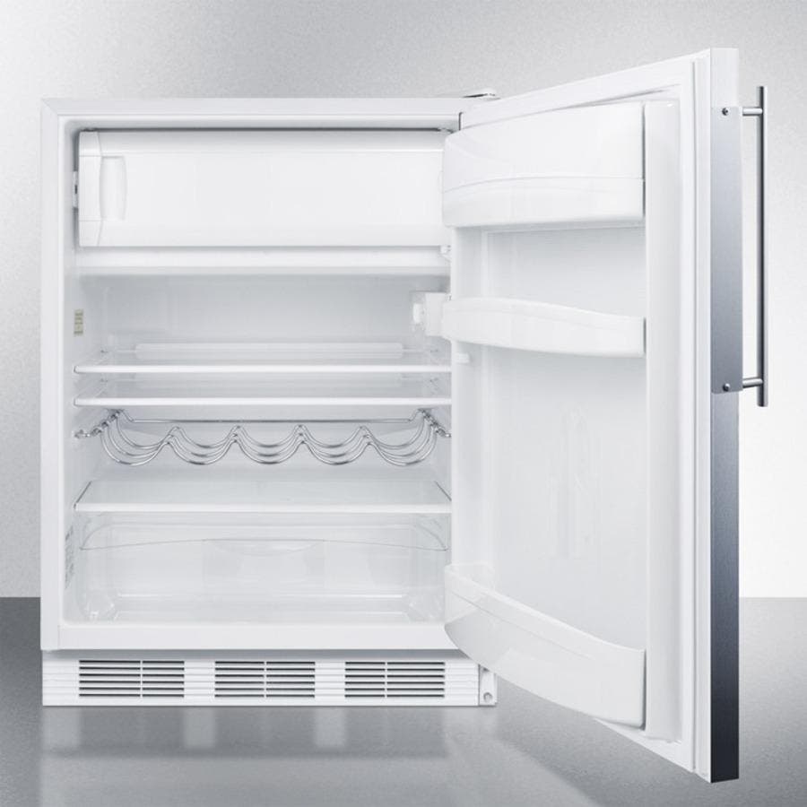 Summit CT661BIFRADA Panel Ready, Stainless Insert Frame, ADA Compliant