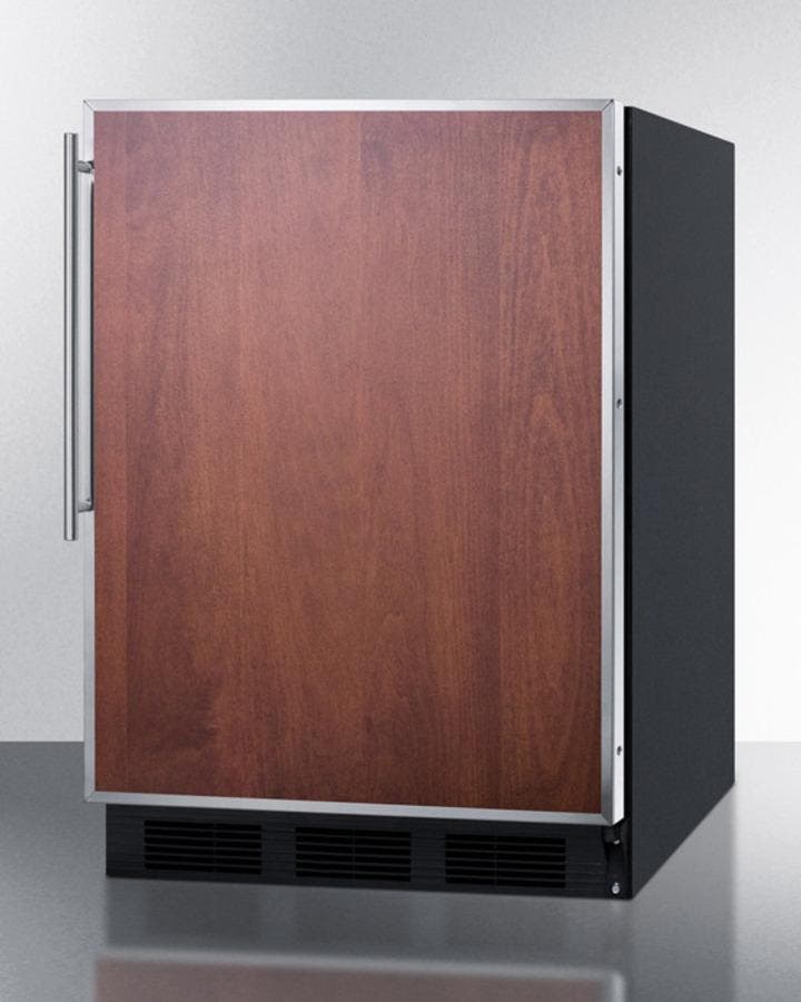 Summit CT663BBIFR Panel Ready/Black, Stainless Insert Frame